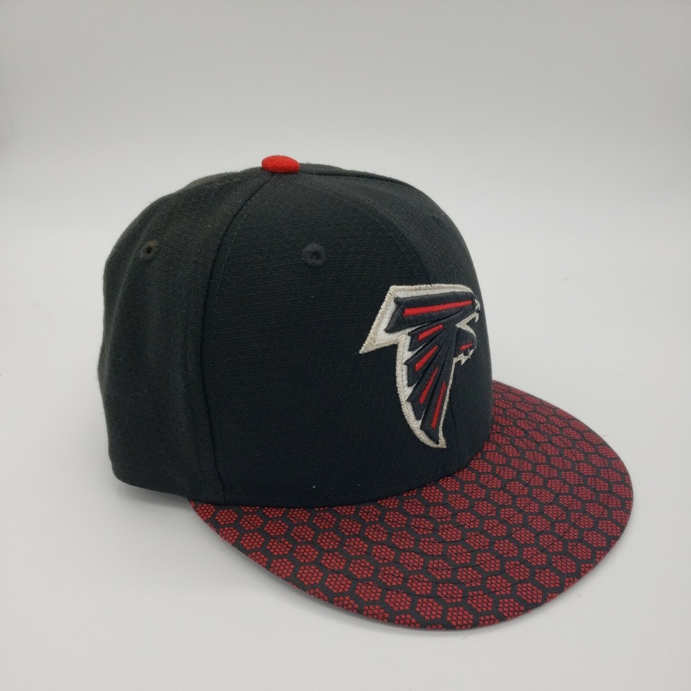 Atlanta Falcons New Era Sideline Official 59FIFTY Fitted Hat - Black Size 6 5/8